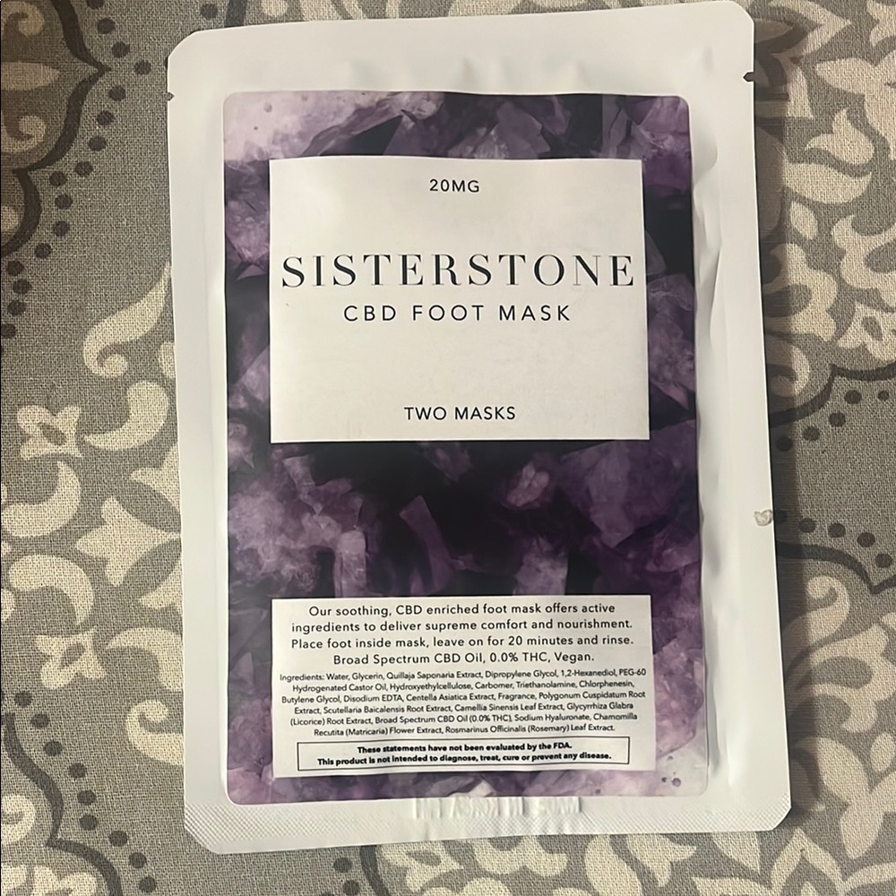 Purple CBD Foot Mask